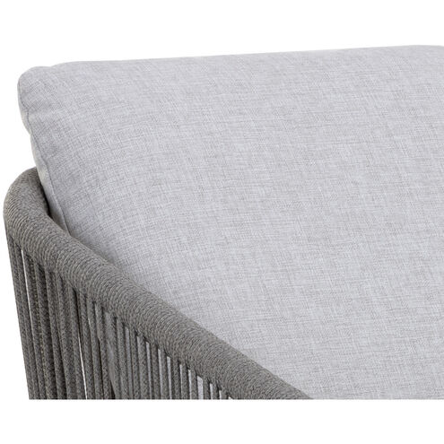 Allariz Warm Grey / Gracebay Light Grey Outdoor Dining Armchair